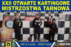 Najlepsi zawodnicy 22. Kartingowych Mistrzostw Tarnowa w kategorii junior